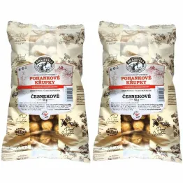 2 x Chrupki Gryczane Czosnkowe 50 g - Smajstrla