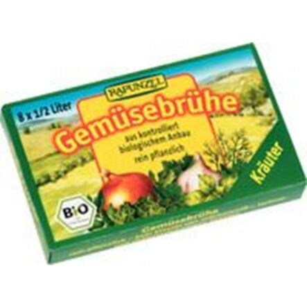 Kostki Warzywne Z Ziołami (Zielone) Bio - Rapunzel - Wyprzedaż