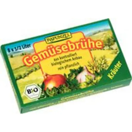 Kostki Warzywne Z Ziołami (Zielone) Bio - Rapunzel - Wyprzedaż