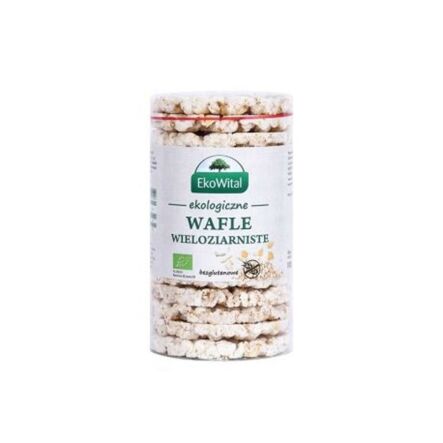 Wafle Wieloziarniste Bez Soli Bezglutenowe BIO 100 g EkoWital