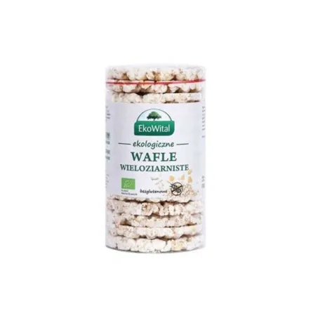 Wafle Wieloziarniste Bez Soli Bezglutenowe BIO 100 g EkoWital 