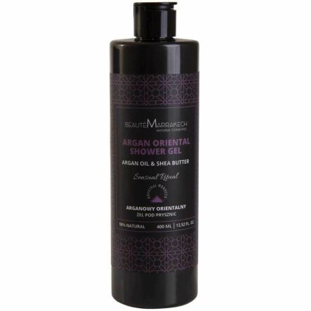 Orientalny Żel pod Prysznic Olej Arganowy and  Masło Shea 400 ml - Beaute Marrakech