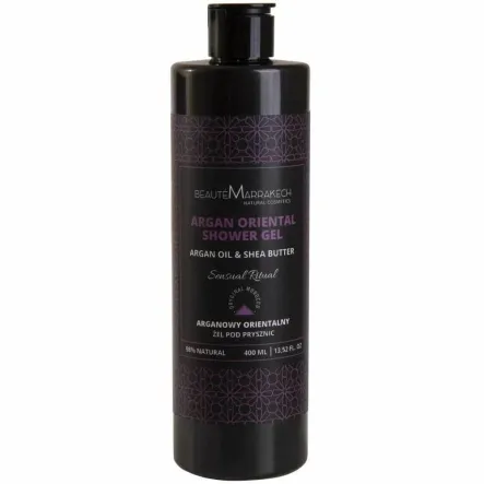 Orientalny Żel pod Prysznic Olej Arganowy & Masło Shea 400 ml - Beaute Marrakech