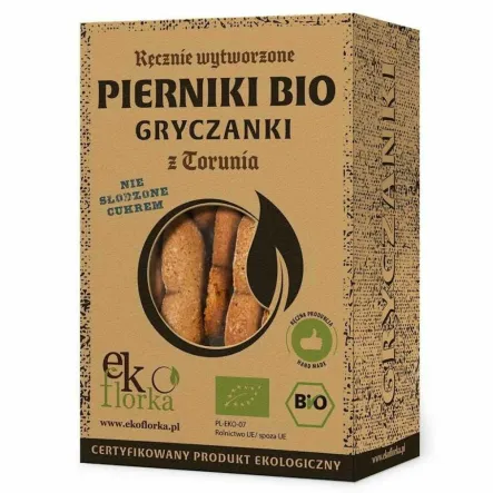 Pierniki Gryczanki Nie Słodzone Cukrem Bio 160 g - Ekoflorka