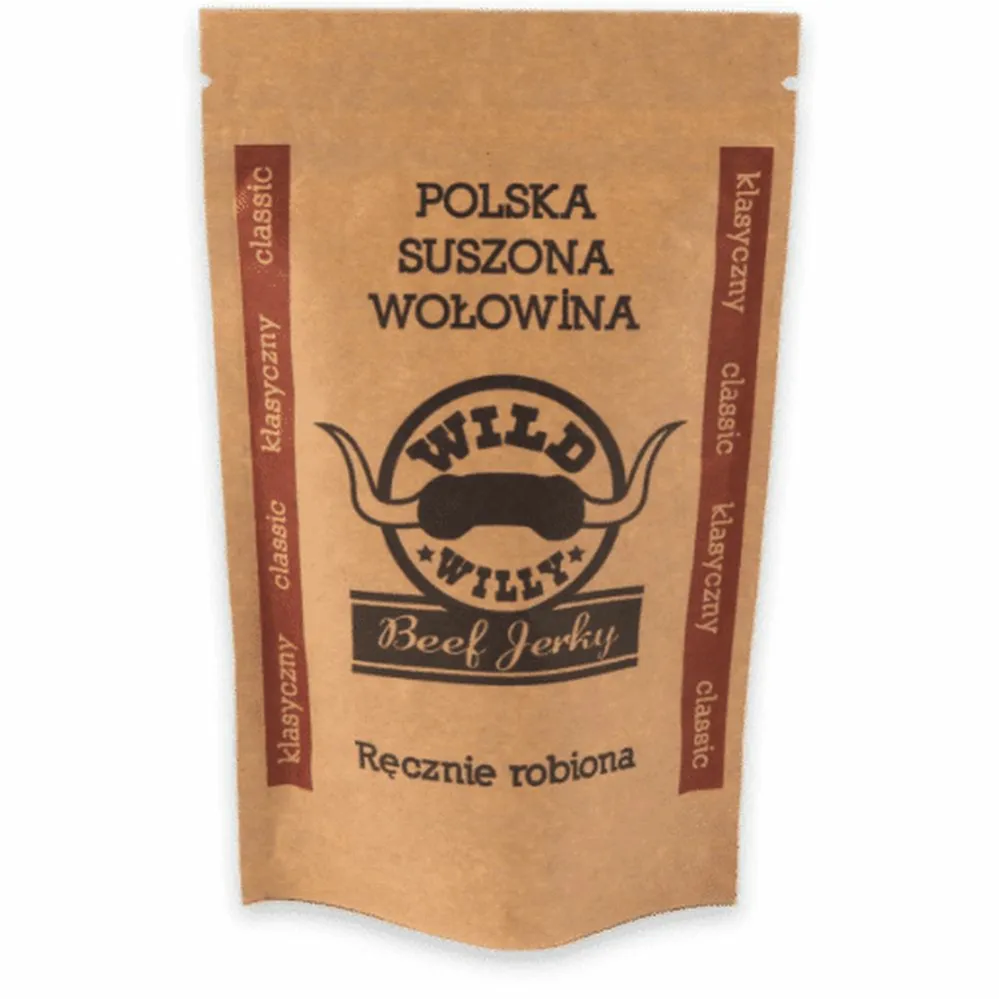 Beef Jerky Suszona Wołowina 30 g - Wild Willy