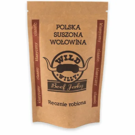 Beef Jerky Suszona Wołowina 30 g - Wild Willy