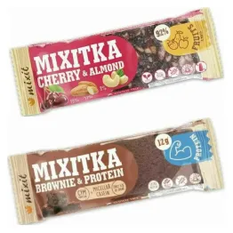 Mixitka Czereśnie + Migdały Bez Dodatku Cukru 45 g - MIXIT + Mixitka Brownie & Protein 43 g - MIXIT