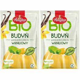 Zestaw 2 x Budyń Waniliowy Bezglutenowy Bio 40 g - Amylon