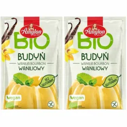 Zestaw 2 x Budyń Waniliowy Bezglutenowy Bio 40 g - Amylon