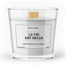 Sojowa Świeca Zapachowa LA VIE EST BELLE 200 ml - Vitafarm