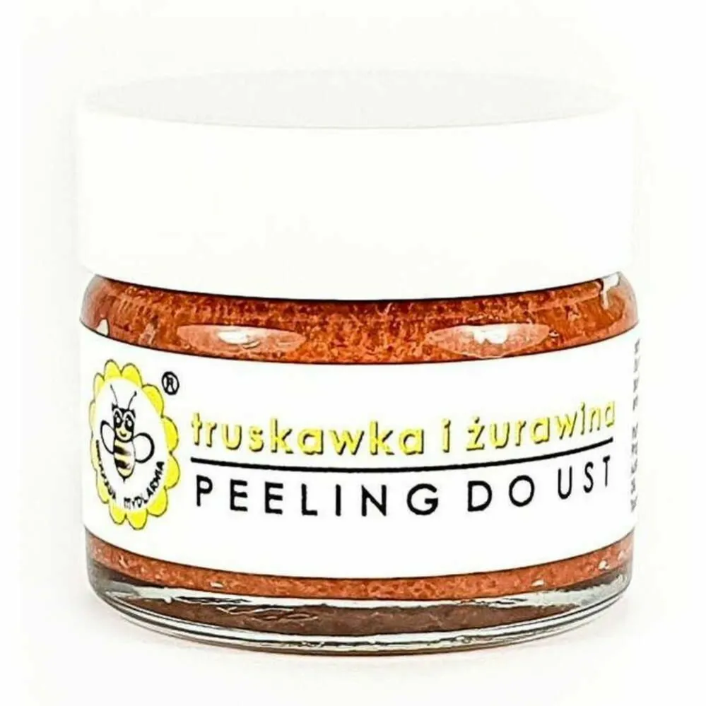 Peeling do Ust Truskawka z Żurawiną 25 g - Miodowa Mydlarnia