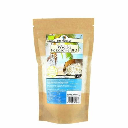 Wiórki Kokosowe BIO 150 g - Pięć Przemian
