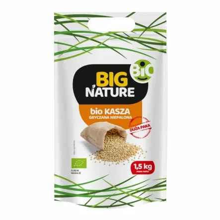 Kasza Gryczana Niepalona Bio 1,5 kg - Big Nature