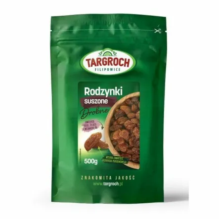 Rodzynki Drobne 500 g - Targroch - Wyprzedaż