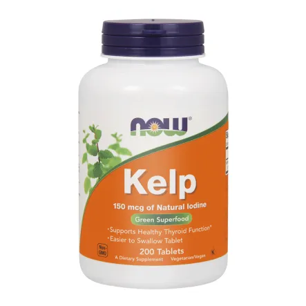 Kelp 150 mcg Jod 200 Tabletek Now