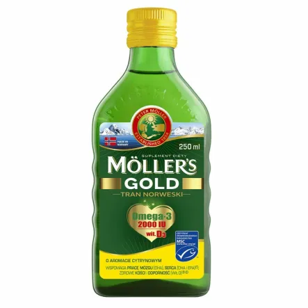 Moller's Tran Norweski Gold 250 ml - Orkla