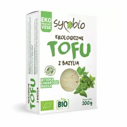 Tofu Z Bazylią 85% Soi Ekologiczne Bio 200 g Symbio