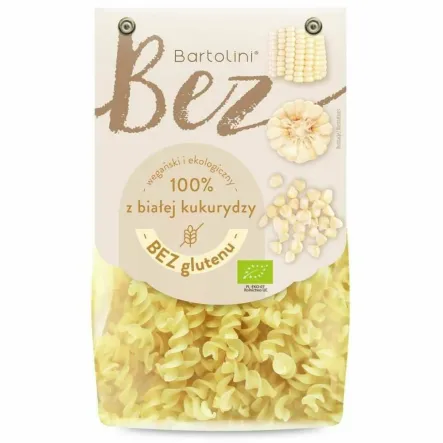 Makaron z Białej Kukurydzy Świderki Bezglutenowy BIO 250 g - Bartolini