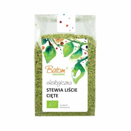 Stewia Liście Cięte Suszone Bio 80 g Batom 