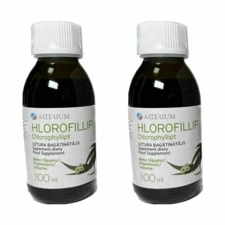 2 x Chlorofillipt Płyn (Ekstrakt Chlorofilu Eukaliptusa) 100 ml - Arterium