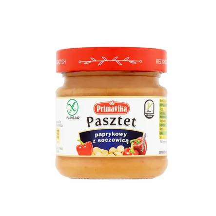 Pasztet Paprykowy z Soczewicą 160 g Primavika - Wyprzedaż