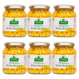 6 x Kukurydza w Zalewie Bio 340 g (230 g) - EkoWital