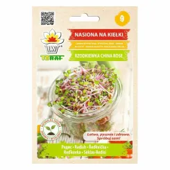 Nasiona na Kiełki Rzodkiewka China Rose 20 g - Toraf