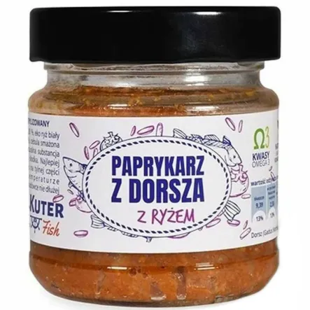 Paprykarz z Dorsza z Ryżem 155 g - Kuter Fish