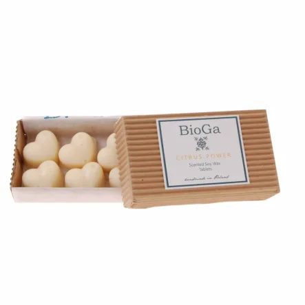 Wosk Zapachowy CITRUS POWER 6 sztuk Kominki, Woski, Świece - BioGa 