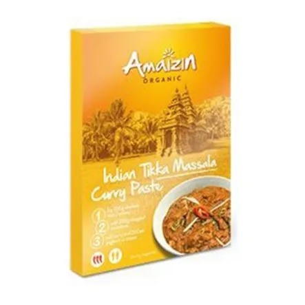 Pasta Curry Indian Tikka Massala Bio 80 G - Amaizin