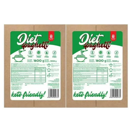 2 x Makaron Konjac Diet Spaghetti 1,6 kg/ 1 kg - Cheat Meal