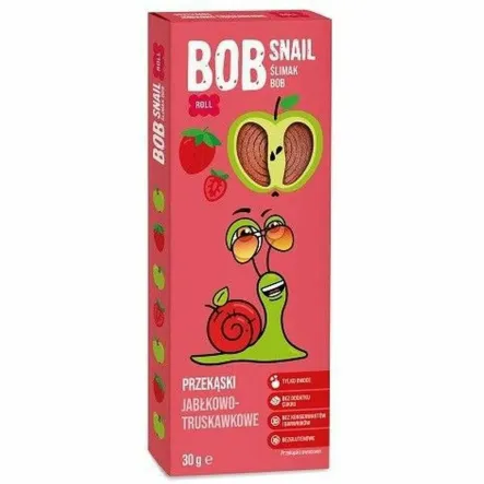 Przekąska Jabłko - Truskawka 30 g Bob Snail