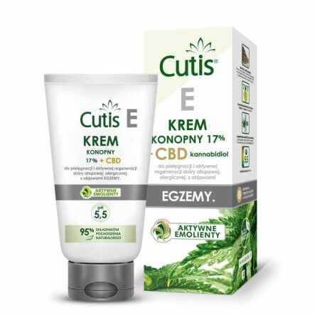CUTIS E - EGZEMA Krem Konopny 17%+CBD 120 ml - myLab
