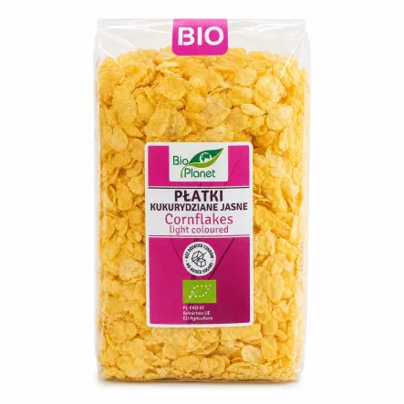 Płatki Kukurydziane Jasne Bez Dodatku Cukru Bio 250 g - Bio Planet - Płatki Śniadaniowe Eko