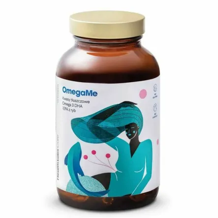 OmegaMe Kwasy Tłuszczowe Omega - 3 EPA I DHA z Ryb 60 Kapsułek - Health Labs Care