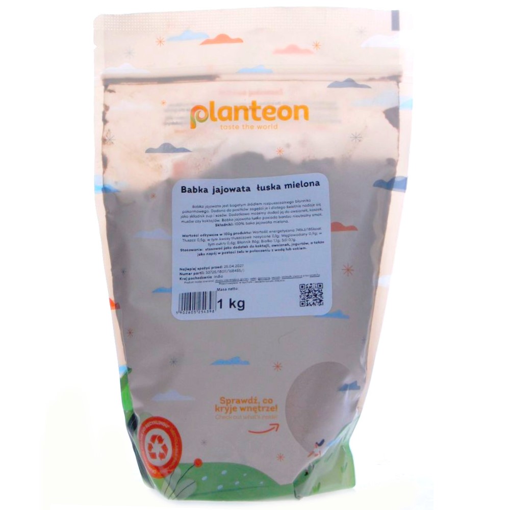 Babka Jajowata Łuska Mielona 1 kg - Planteon