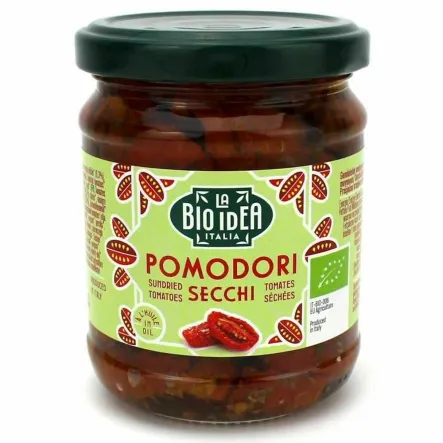 Pomidory Suszone w Oleju Bio 190 g (130 g) - La Bio Idea