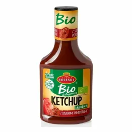Ketchup Łagodny z Suszonymi Pomidorami Bezglutenowy Bio 340 g Roleski
