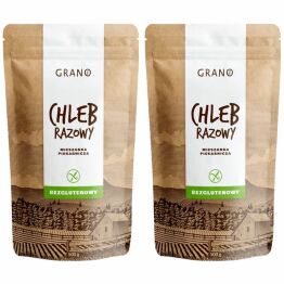 2 x Chleb Razowy Bezglutenowy Mieszanka Piekarnicza 500 g - Grano