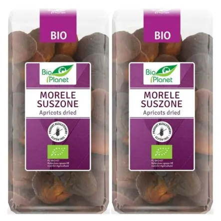 2 x Morele Suszone Bezglutenowe Bio 400 g - Bio Planet