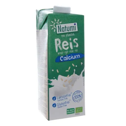 Napój Ryżowy Z Wapniem Z Alg Morskich Bio 1L UHT -Natumi