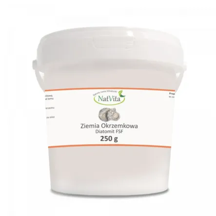 Diatomit FSF Ziemia Okrzemkowa Amorficzna z USA 250 g - Natvita