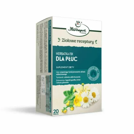 Herbatka Dla Płuc FIX 40 g (20x 2 g) - Herbapol Kraków