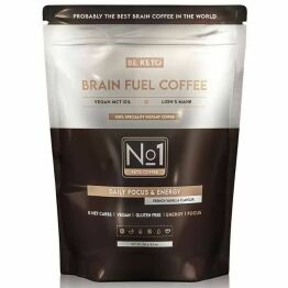Kawa Rozpuszczalna Brain Fuel (Olej MCT & Lion's Mane) Francuska Wanilia 250 g - Beketo