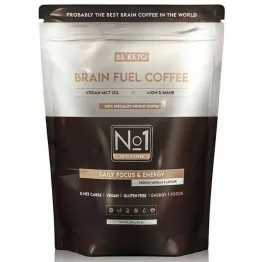 Kawa Rozpuszczalna Brain Fuel (Olej MCT & Lion's Mane) Francuska Wanilia 250 g - Beketo