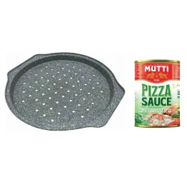 Forma do Pieczenia Pizzy Tacka fi 31 cm Klausberg + Sos Pomidorowy do Pizzy z Ziołami 400 g - MUTTI 