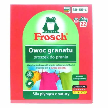 Proszek Do Prania Tkanin Kolorowych Owoc Granatu 1,45 kg - Frosch