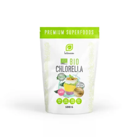 Bio Chlorella Proszek 100 g - Intenson