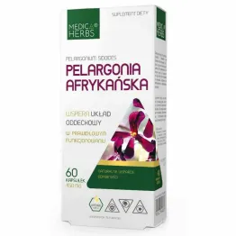 Pelargonia Afrykańska 450 mg 60 Kapsułek - Medica Herbs