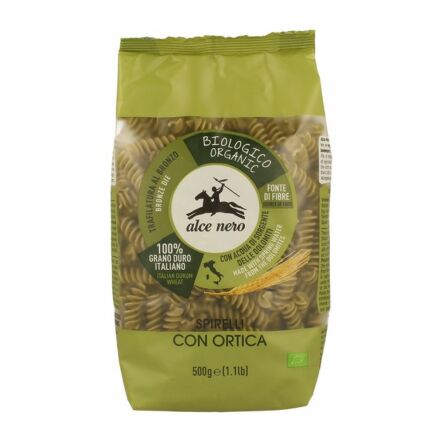 Makaron Spirelli Z Pokrzywą Bio 500 G Alce Nero